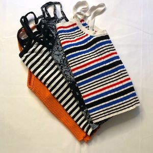 Lot of four SUMMER crop tops.